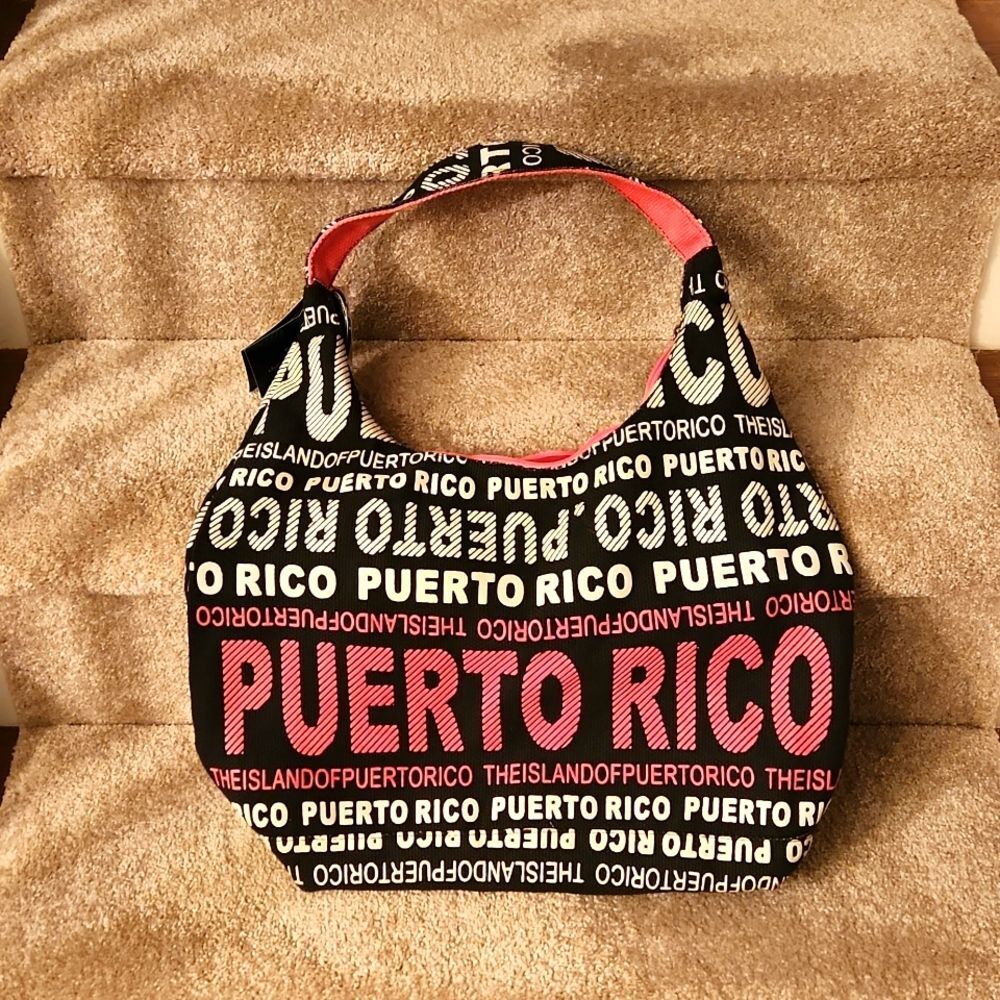 Robin Ruth Puerto Rico Large Canvas Hobo Bag NWT